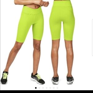 Sweaty Betty High Rise Bike Short Lime Green XS